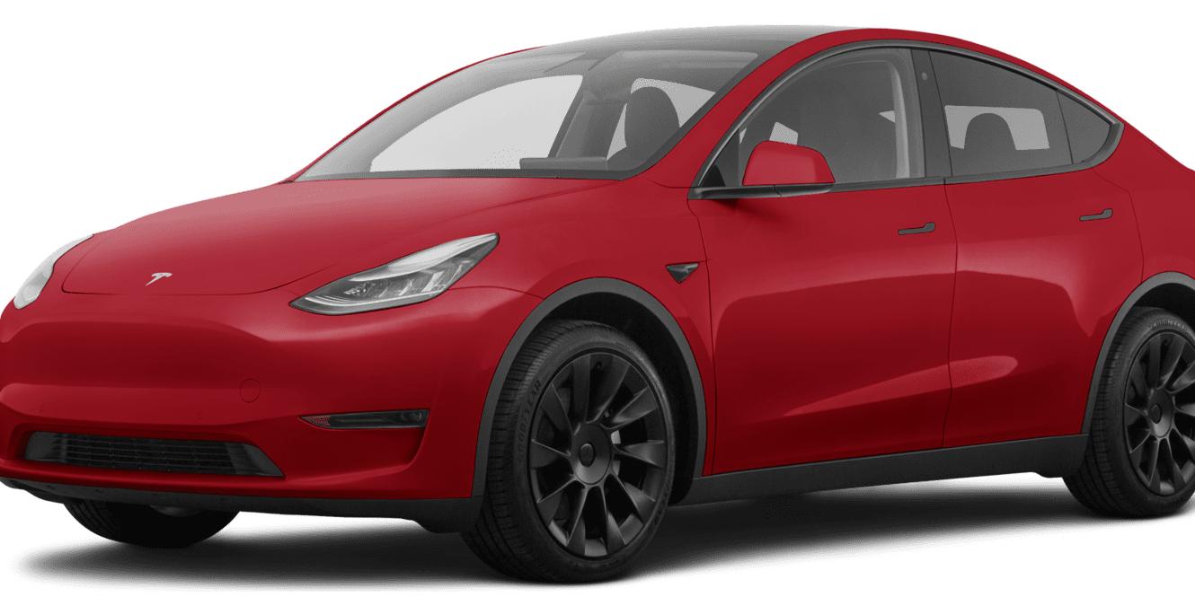 TESLA MODEL Y 2021 5YJYGDEE6MF189853 image